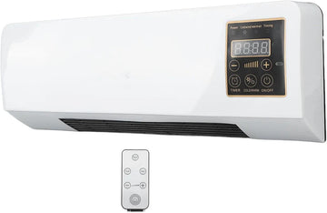 Cuifati Portable Air Conditioner, Mini AC Wall Mounted Cooling and Heating Fan, Portable Touch Control Panel Low Noise Air Conditioner for Indoor Outdoor