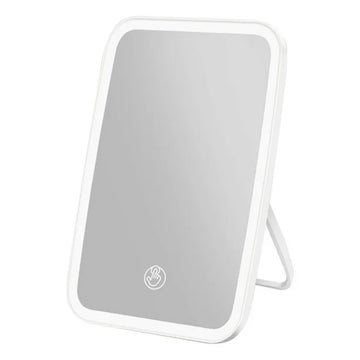 ZTTD Led Cosmetic With Lampstand Type Portable Desktop Small Vanity Mirror